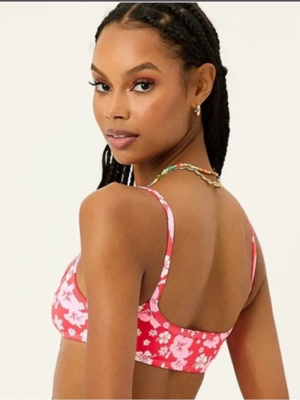 Frankie's Bikinis Katarina Cheeky Bikini Bottom & Dallas Bralette Set - XS